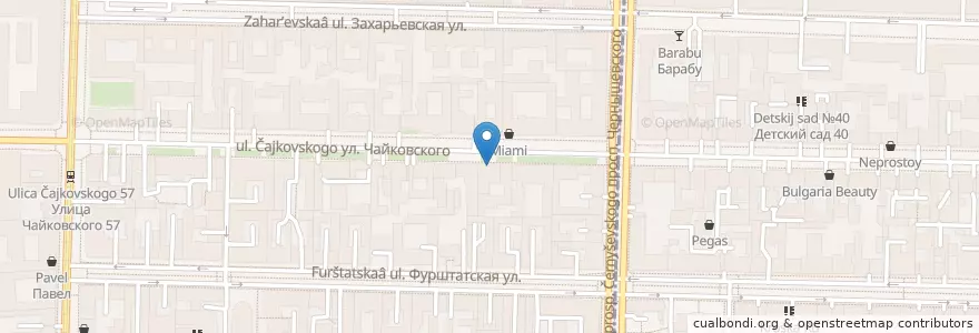 Mapa de ubicacion de Грибная аптека en Rusland, Северо-Западный Федеральный Округ, Oblast Leningrad, Sint-Petersburg, Центральный Район, Литейный Округ.