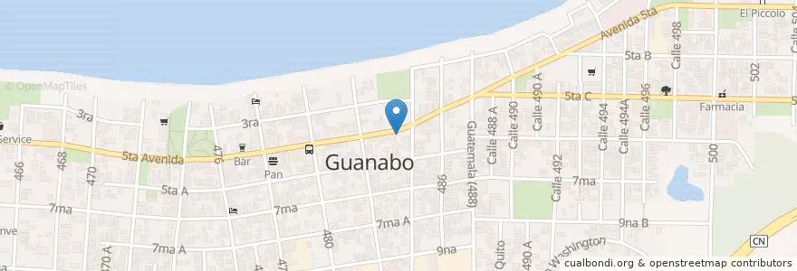 Mapa de ubicacion de Il cafe di Pepo en 쿠바, La Habana, Habana Del Este.