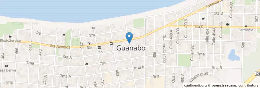 Mapa de ubicacion de Mama mía en Куба, Гавана, Habana Del Este.