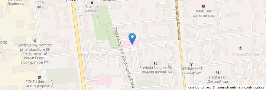 Mapa de ubicacion de Клиника пластической хирургии - Jeunesse en Russia, Central Federal District, Ivanovo Oblast, Ivanovsky District, Ivanovo.