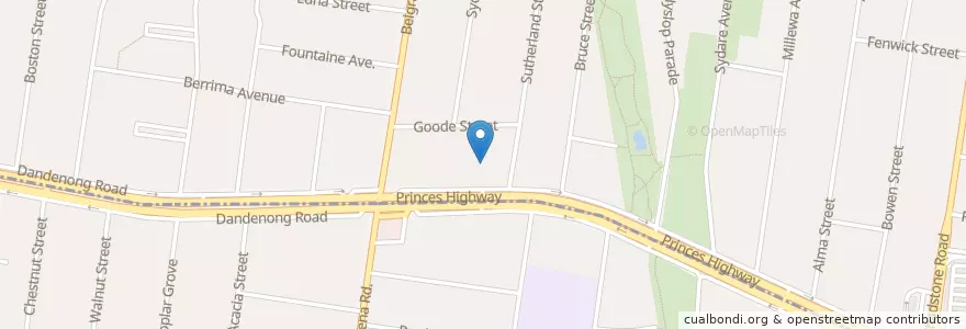Mapa de ubicacion de Holy Eucharist Primary School en Australië, Victoria, City Of Stonnington.