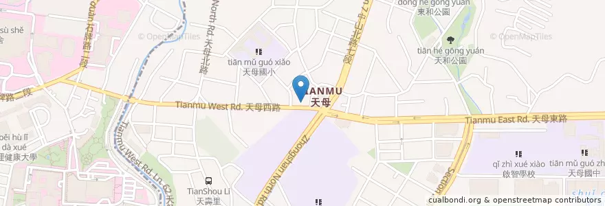 Mapa de ubicacion de 東海萊姆園organic lime en 타이완, 신베이 시, 타이베이시, 베이터우 구, 스린 구.
