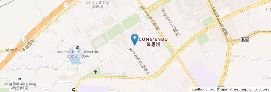 Mapa de ubicacion de 麗媽四季火鍋 三峽北大國際店 en Taiwan, Nuova Taipei, Sanxia.