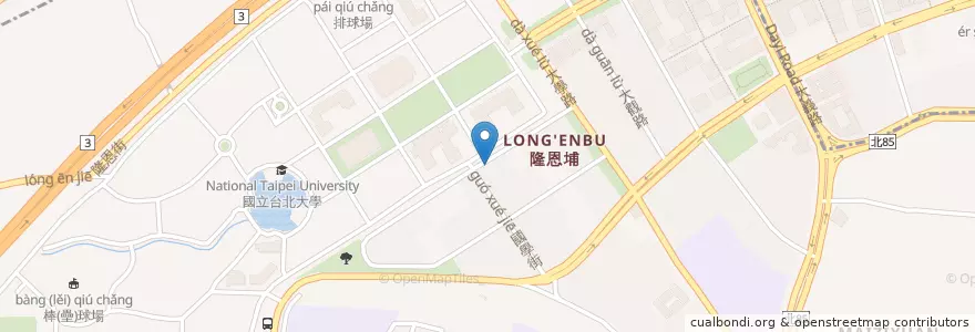 Mapa de ubicacion de 志光數位學院-三峽分校 en تايوان, تايبيه الجديدة, 三峽區.