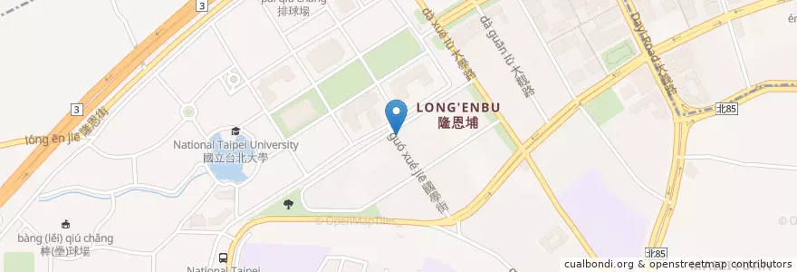 Mapa de ubicacion de 義把麵義式廚房 en Taiwan, Nuova Taipei, Sanxia.