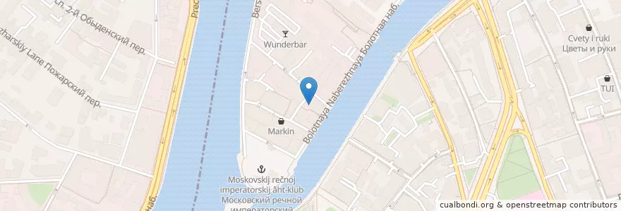 Mapa de ubicacion de Кино Хауз en روسیه, Центральный Федеральный Округ, Москва, Центральный Административный Округ.