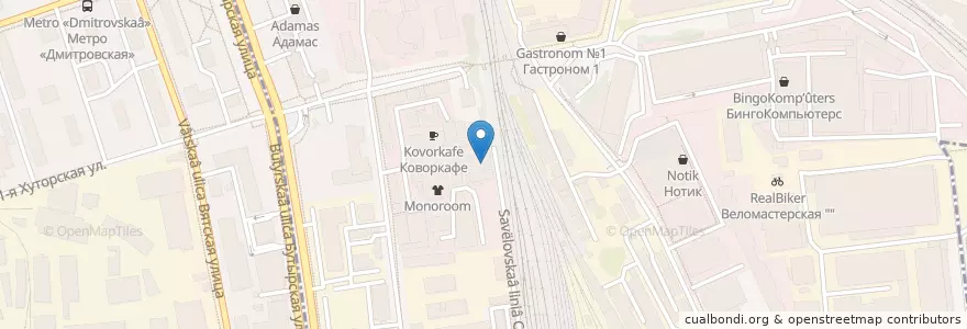 Mapa de ubicacion de Lumiere Hall en Rusia, Distrito Federal Central, Москва, Северо-Восточный Административный Округ, Бутырский Район.