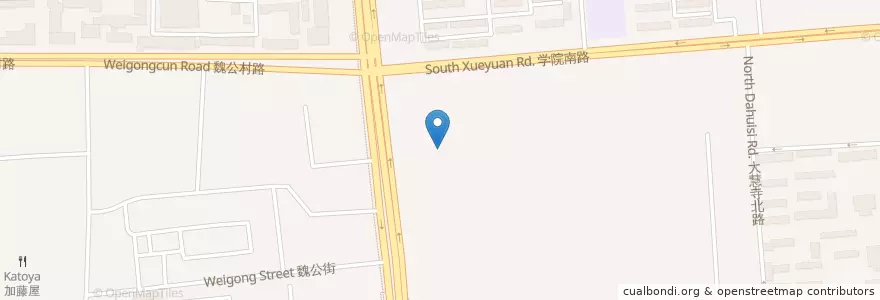 Mapa de ubicacion de 解放军艺术学院 en Cina, Pechino, Hebei, 海淀区.