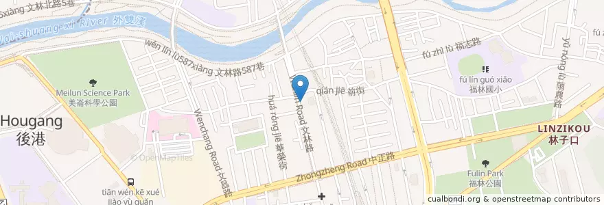Mapa de ubicacion de BREMEN 不萊梅義大利麵 en Taiwan, 新北市, Taipei, 士林區.