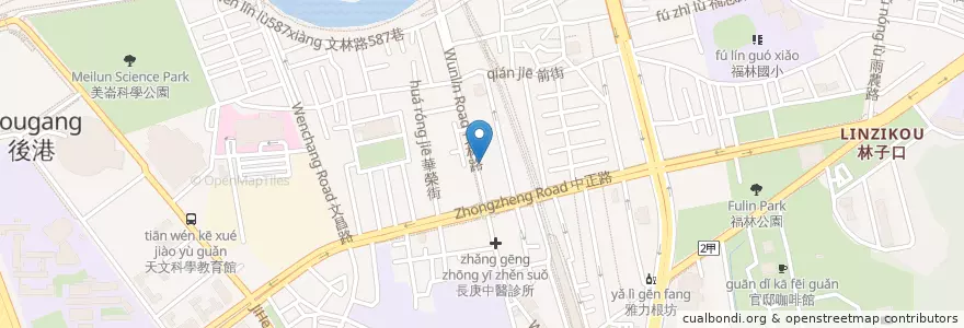 Mapa de ubicacion de 定食8 en 台湾, 新北市, 台北市, 士林区.