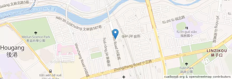 Mapa de ubicacion de HOK house of Kuo en Taiwan, 新北市, Taipé, 士林區.