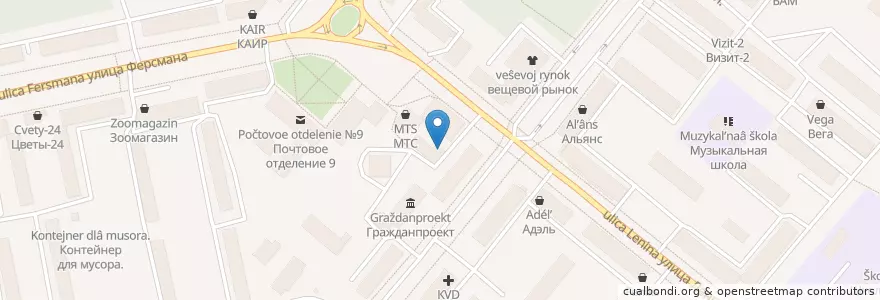 Mapa de ubicacion de SUSHI-SHOP en ロシア, 北西連邦管区, Мурманская Область, Городской Округ Апатиты.