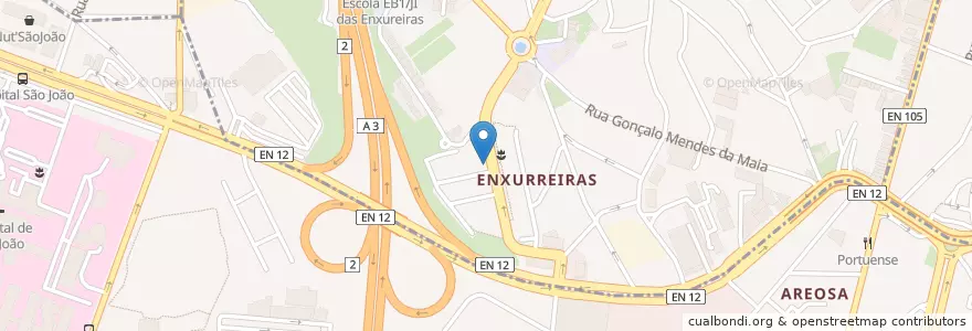 Mapa de ubicacion de Dominó en Portugal, North, Área Metropolitana Do Porto, Porto, Maia.
