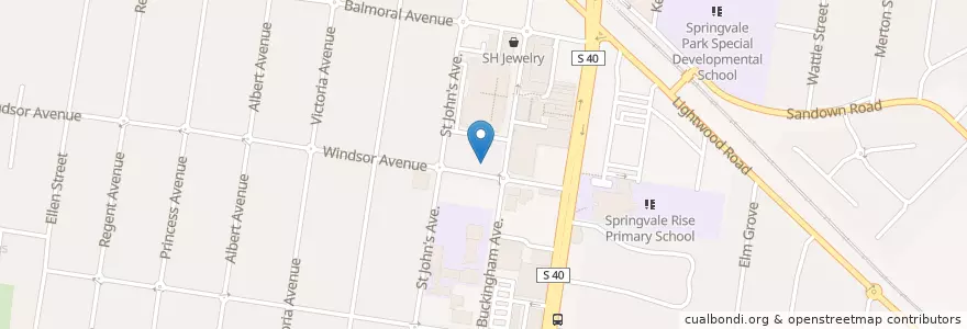 Mapa de ubicacion de Medical Centre en 澳大利亚, 维多利亚州, City Of Greater Dandenong.