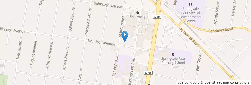 Mapa de ubicacion de Clinic Dr. Le Kim Thu en Australie, Victoria, City Of Greater Dandenong.