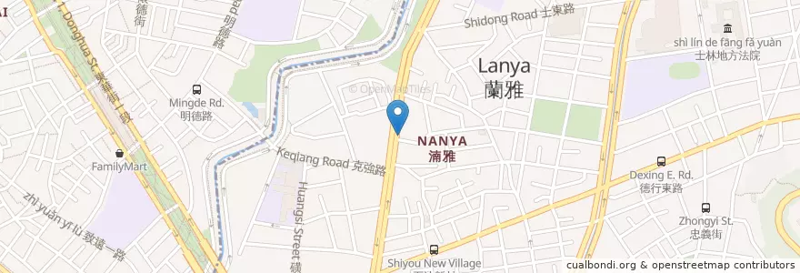 Mapa de ubicacion de 鄭福山婦產科 en Tayvan, 新北市, Taipei, 士林區.
