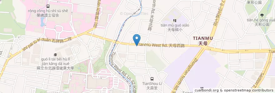 Mapa de ubicacion de 八方雲集 en Tayvan, 新北市, Taipei, 北投區.