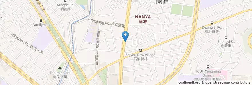 Mapa de ubicacion de 立全復健 en Tayvan, 新北市, Taipei, 士林區.