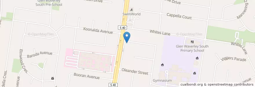 Mapa de ubicacion de Dr Penny Wong en Australie, Victoria, City Of Monash.
