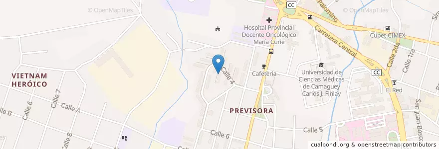 Mapa de ubicacion de Farmacia Previsora en Cuba, Camagüey, Camagüey, Ciudad De Camagüey.