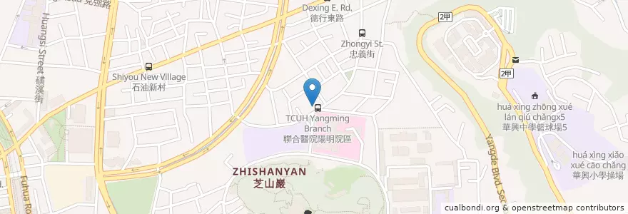 Mapa de ubicacion de 石川藥師藥局 en 台湾, 新北市, 台北市, 士林区.