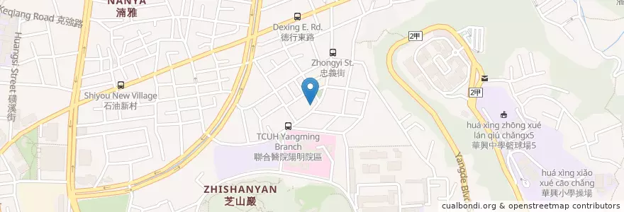 Mapa de ubicacion de 荳上涮涮鍋 en Taiwan, 新北市, Taipé, 士林區.