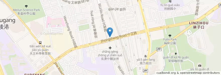 Mapa de ubicacion de 永漢日語 en 타이완, 신베이 시, 타이베이시, 스린 구.
