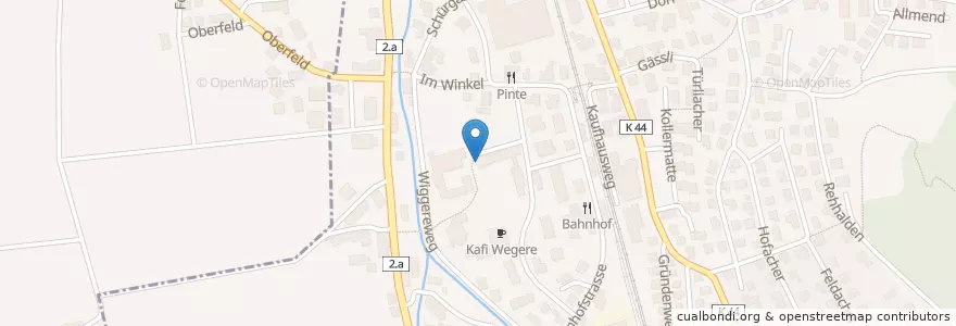 Mapa de ubicacion de Schul- und Gemeindebibliothek Nebikon en スイス, Luzern, Nebikon.
