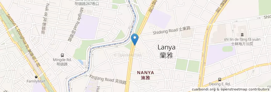 Mapa de ubicacion de 家鄉越南美食 en Tayvan, 新北市, Taipei, 士林區.