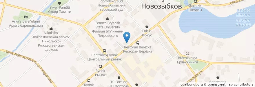 Mapa de ubicacion de СушиХит en 俄罗斯/俄羅斯, Центральный Федеральный Округ, 布良斯克州, Новозыбковский Городской Округ.