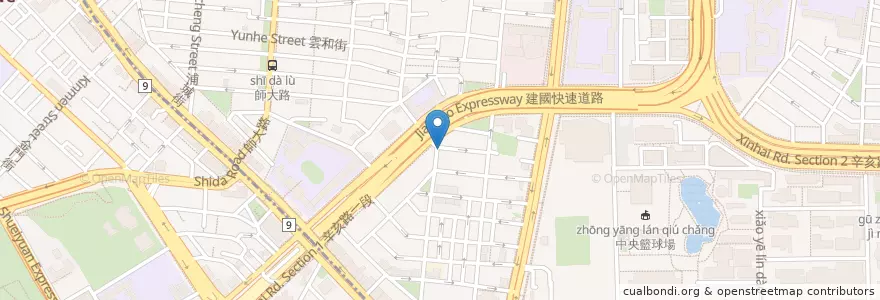 Mapa de ubicacion de 微迷野林 en Taiwan, 新北市, Taipé, 大安區.