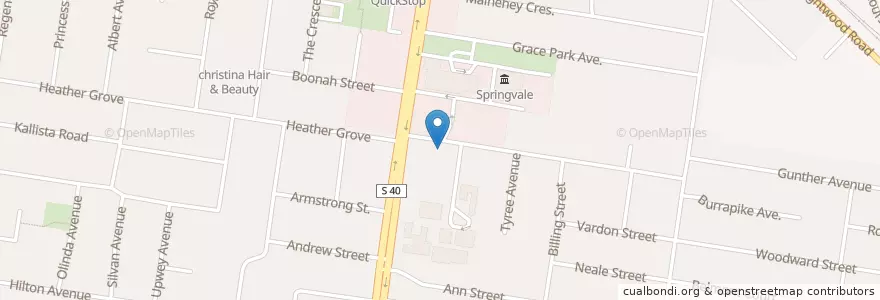 Mapa de ubicacion de Maths Tuition en استرالیا, Victoria, City Of Greater Dandenong.