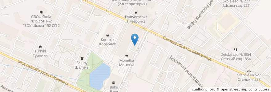 Mapa de ubicacion de Александра en ロシア, 中央連邦管区, モスクワ, Северный Административный Округ, Район Аэропорт.
