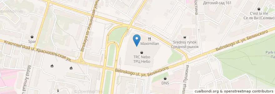 Mapa de ubicacion de Pizza Hut en Rusland, Приволжский Федеральный Округ, Нижегородская Область, Городской Округ Нижний Новгород.
