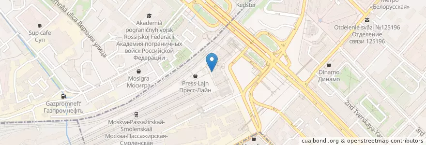 Mapa de ubicacion de Мечта en Rusia, Distrito Federal Central, Москва, Distrito Administrativo Central, Тверской Район.