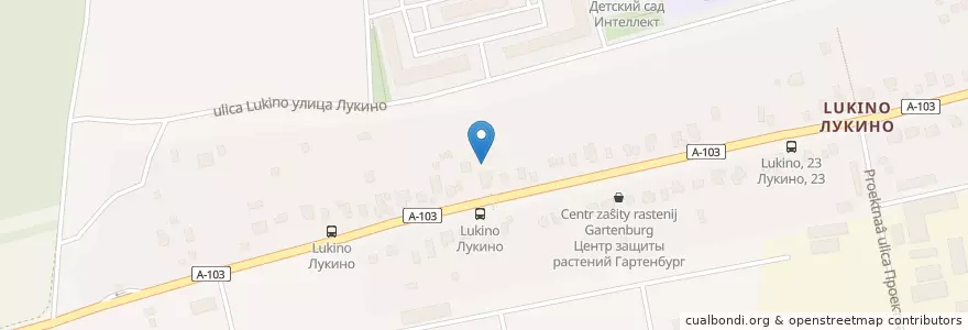 Mapa de ubicacion de Шашлычная en Rusia, Distrito Federal Central, Óblast De Moscú, Городской Округ Балашиха.