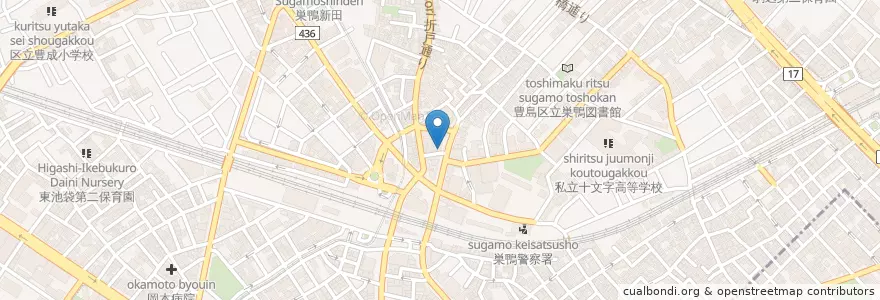 Mapa de ubicacion de 千千世 en Japón, Tokio, Toshima.