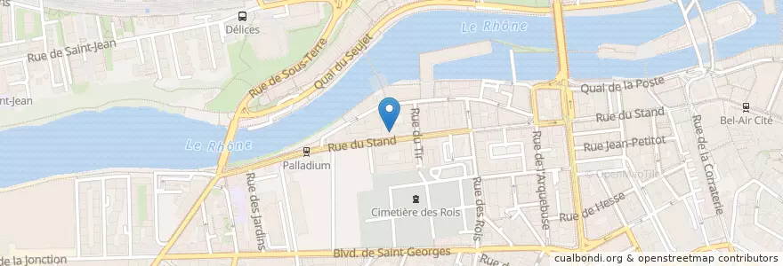 Mapa de ubicacion de FMR - Funky Monkey Room en Schweiz/Suisse/Svizzera/Svizra, Genève, Genève, Genève.