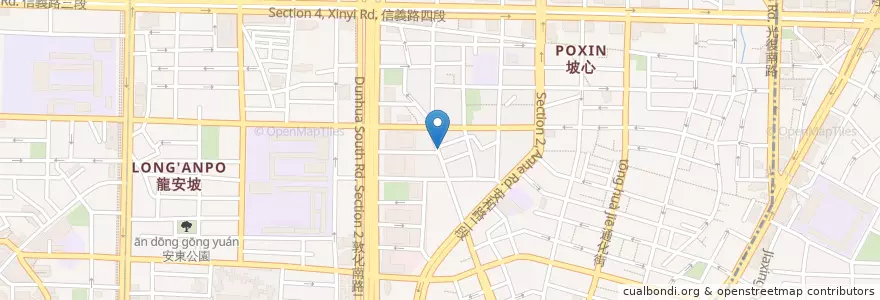 Mapa de ubicacion de Loiusa Cafe en تایوان, 新北市, تایپه, 大安區.