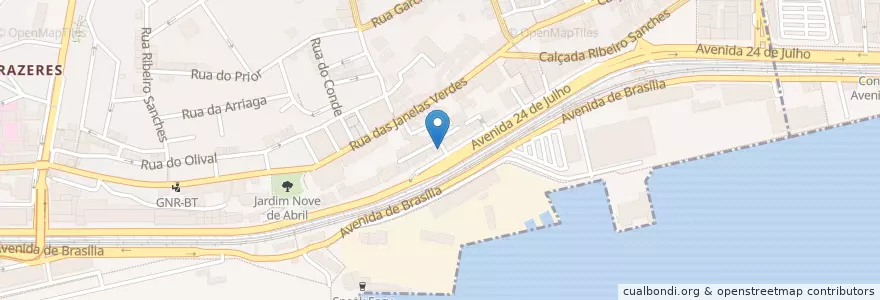 Mapa de ubicacion de Beira Rio en Portekiz, Área Metropolitana De Lisboa, Lisboa, Grande Lisboa, Estrela.
