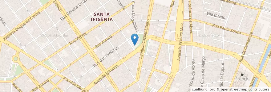 Mapa de ubicacion de Poupatempo Luz - Instituto de Identificação en Brazilië, Regio Zuidoost, São Paulo, Região Geográfica Intermediária De São Paulo, Região Metropolitana De São Paulo, Região Imediata De São Paulo, São Paulo.