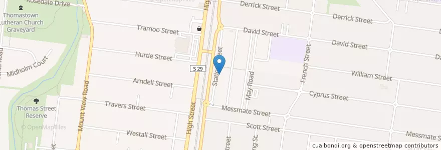 Mapa de ubicacion de Jimmyz Kebabs en Australien, Victoria, City Of Whittlesea.