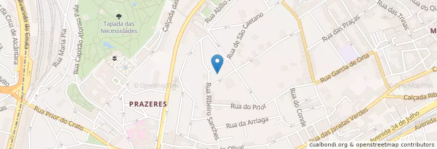 Mapa de ubicacion de Embaixada da Roménia en Portugal, Área Metropolitana De Lisboa, Lissabon, Grande Lisboa, Lissabon, Estrela.