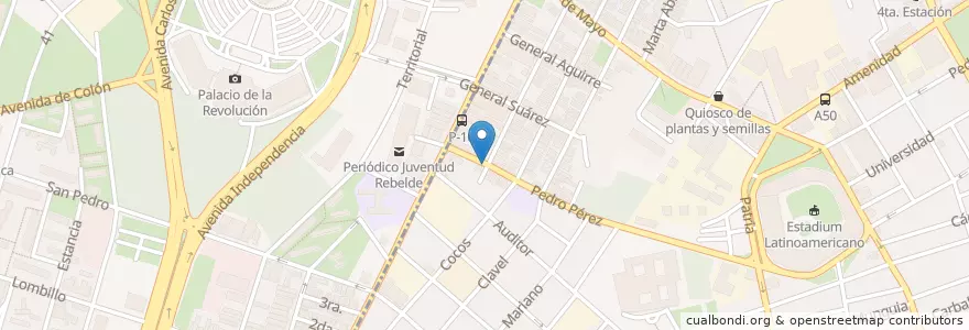 Mapa de ubicacion de Helado en كوبا, La Habana, Cerro.