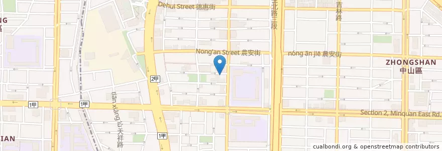 Mapa de ubicacion de 肥猫漁夫海鮮丼專賣店 en 타이완, 신베이 시, 타이베이시.