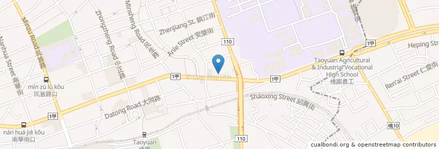 Mapa de ubicacion de 好樂迪 en Tayvan, 桃園市, 桃園區.