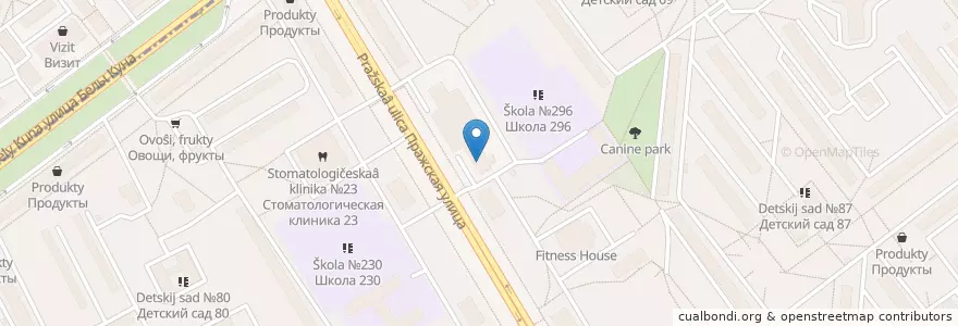 Mapa de ubicacion de Олень en Russie, District Fédéral Du Nord-Ouest, Oblast De Léningrad, Saint-Pétersbourg, Фрунзенский Район, Округ № 72.