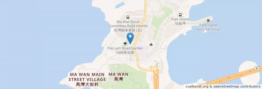 Mapa de ubicacion de UMP Medical Centre en Китай, Гонконг, Гуандун, Новые Территории, 荃灣區 Tsuen Wan District.