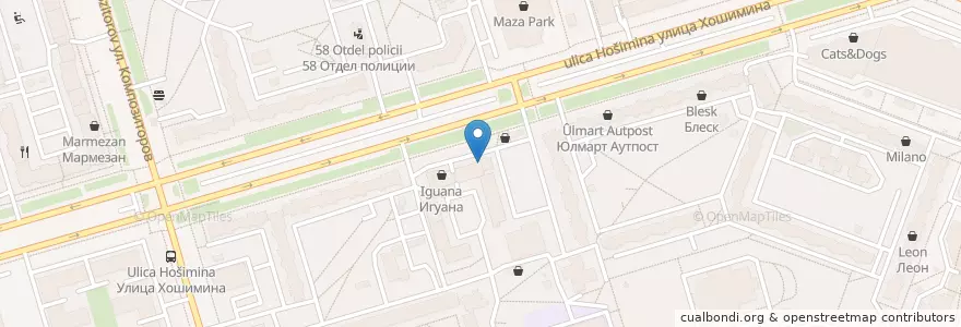 Mapa de ubicacion de Альфа-Банк en Russland, Föderationskreis Nordwest, Oblast Leningrad, Sankt Petersburg, Wyborger Rajon, Округ Шувалово-Озерки.