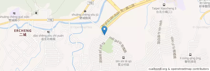 Mapa de ubicacion de 真耶穌教會（安康教會） en Taiwan, 新北市, 新店區.